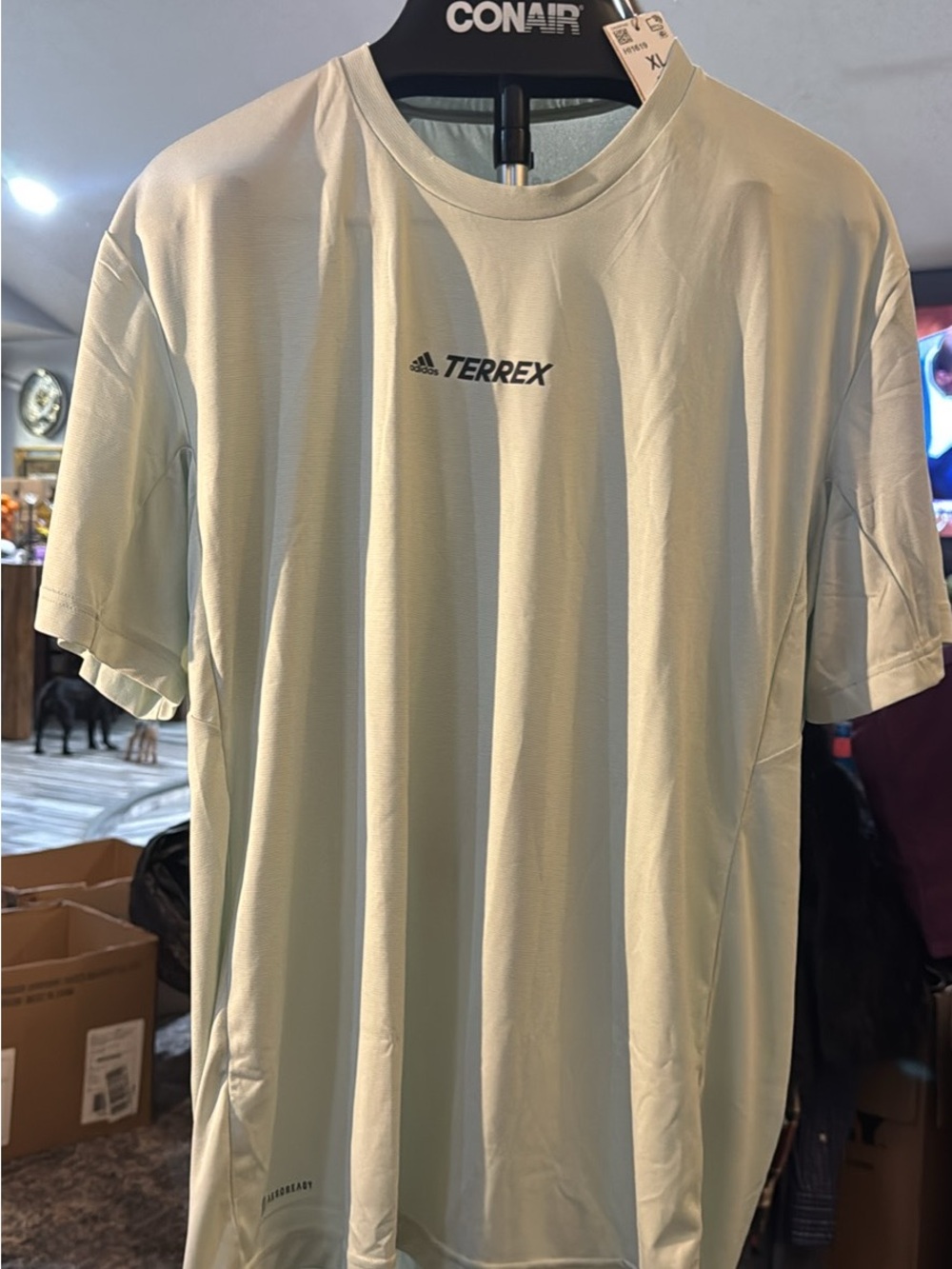 adidas Terrex Light Green Performance Tee